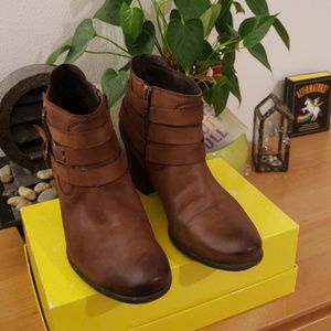 LEATHER BOOTIES JOSEPH SEIBEL BRITNEY